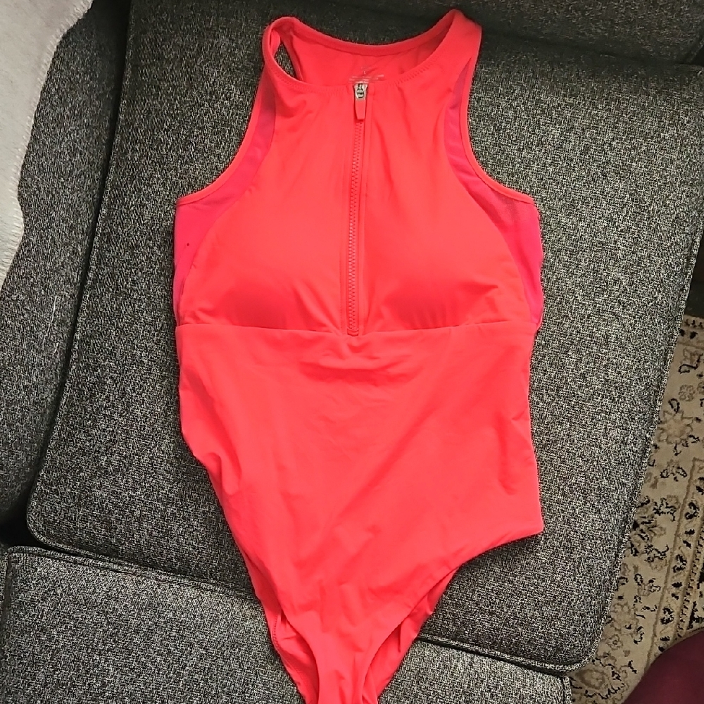 Knix Pink One Piece Racerback Swimsuit